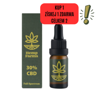 Olej CBD Hemp Farms 30% 10ml. Full Spectrum