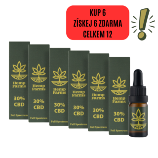 CBD Olej Full Spectrum – Super Combo 6 x 30% (18000mg)